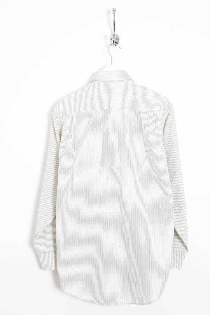 Image of Balenciaga Long Sleeve Pinstripe Shirt (S)