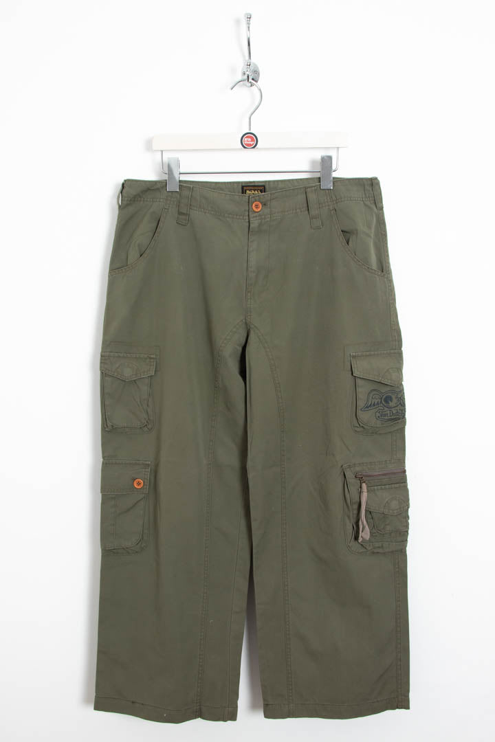 Image of Von Dutch Baggy Cargo Trousers (W34 x L30)