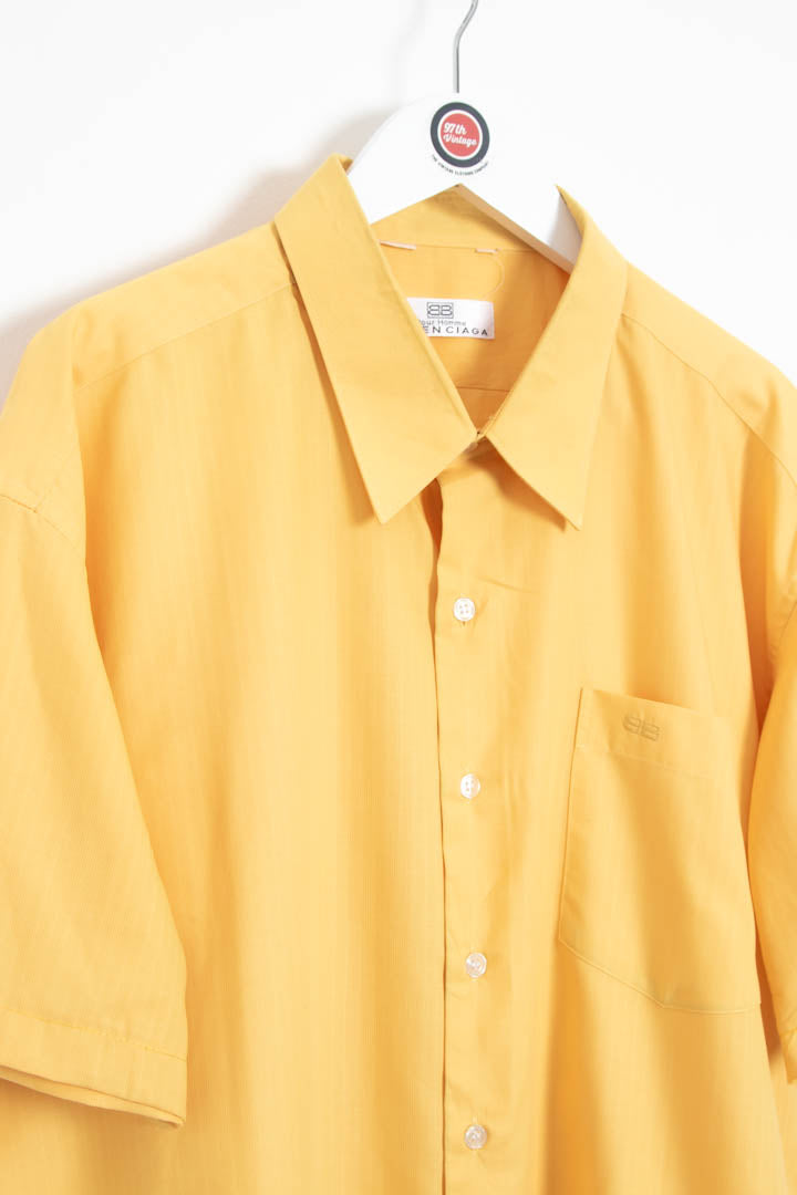 Image of Balenciaga Short Sleeve Pocket Shirt (L)