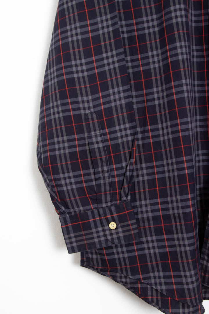 Image of Burberry Long Sleeve Checkered Shirt (XL)