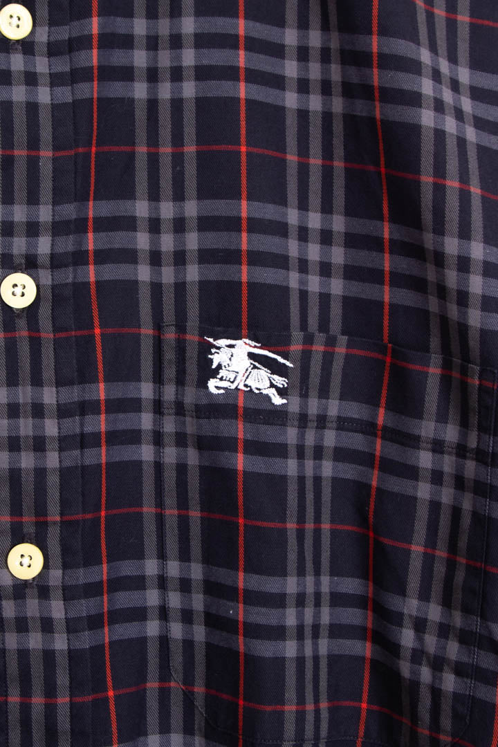 Image of Burberry Long Sleeve Checkered Shirt (XL)