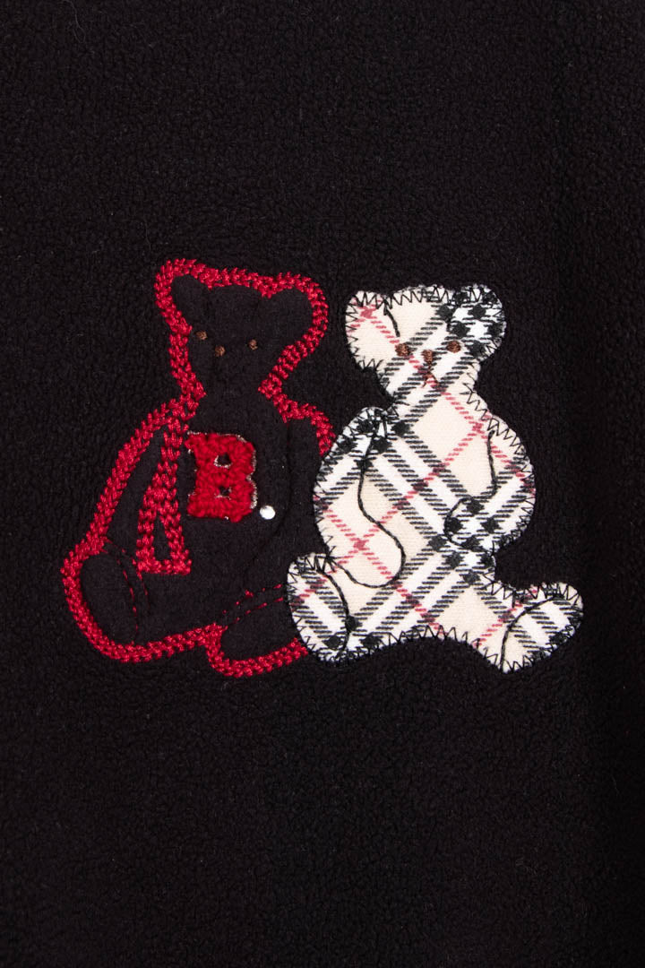 Image of Women's Burberry Bear Crew Neck Fleece Jumper (XS)