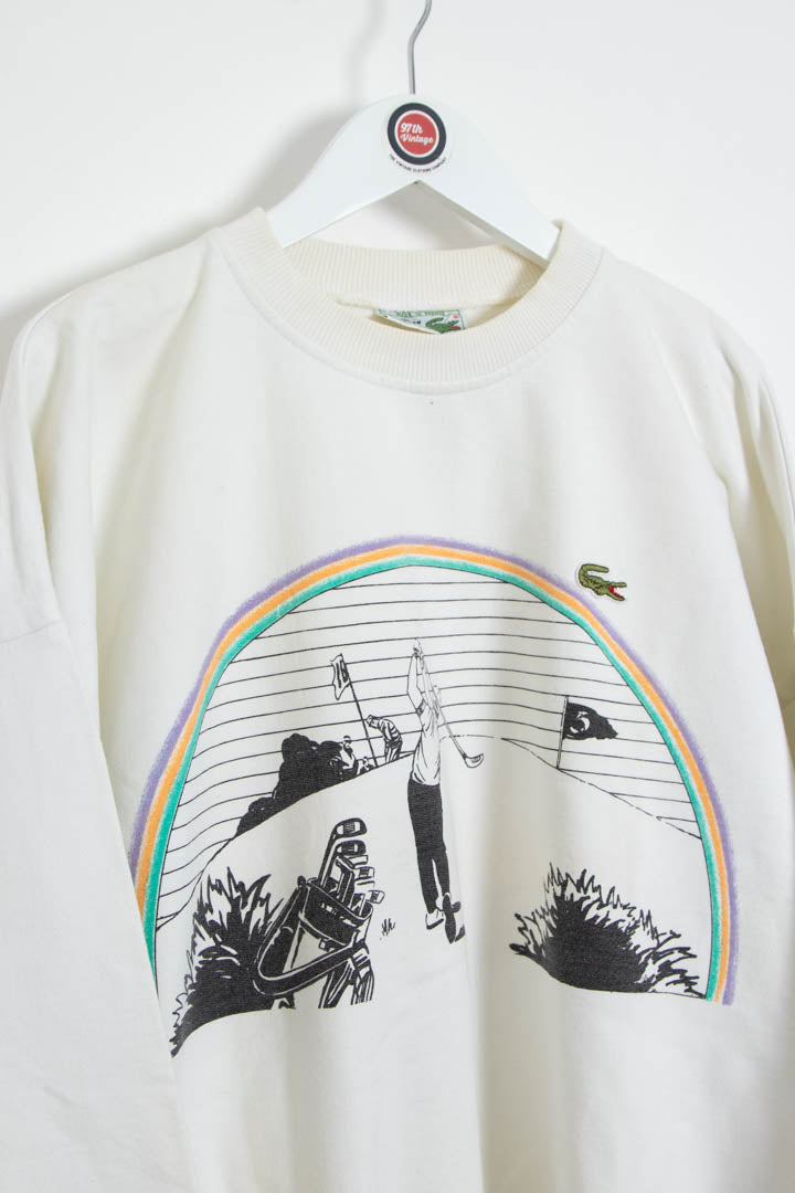 Image of Lacoste Golf Crew Neck Sweatshirt (M)