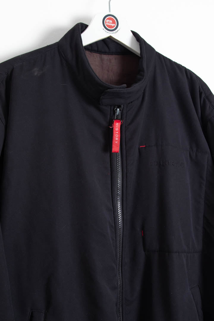 Image of Iceberg History Mickey Mouse Fleece Lined Bomber Jacket (L)