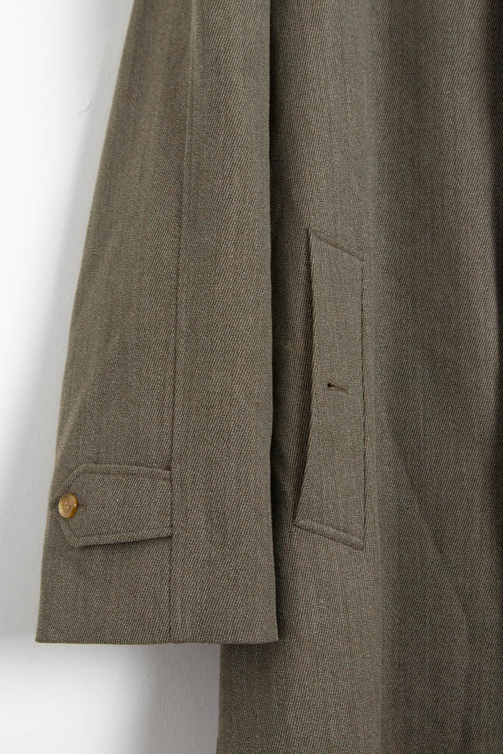 Image of Burberry Tweed Trench Coat (XXL)