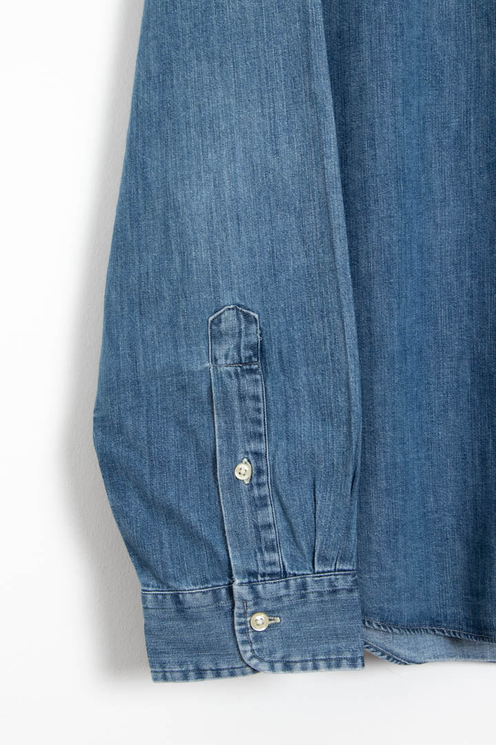 Image of Polo Ralph Lauren Long Sleeve Denim Shirt (XL)