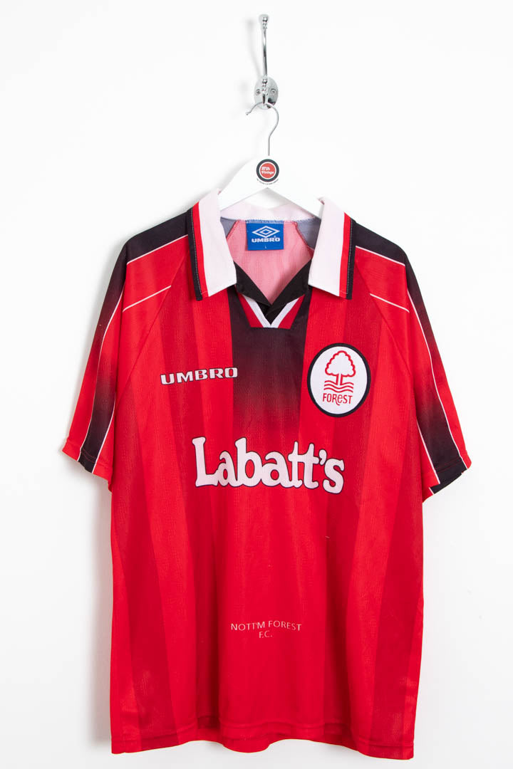 Image of 1996-97 Nottingham Forest Umbro Home Football Shirt (L)