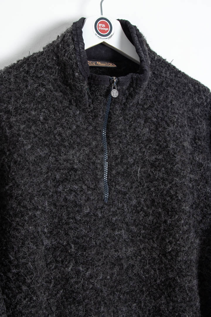 Image of Women's Fendi 1/4 Zip Sherpa Fleece Jumper (M)