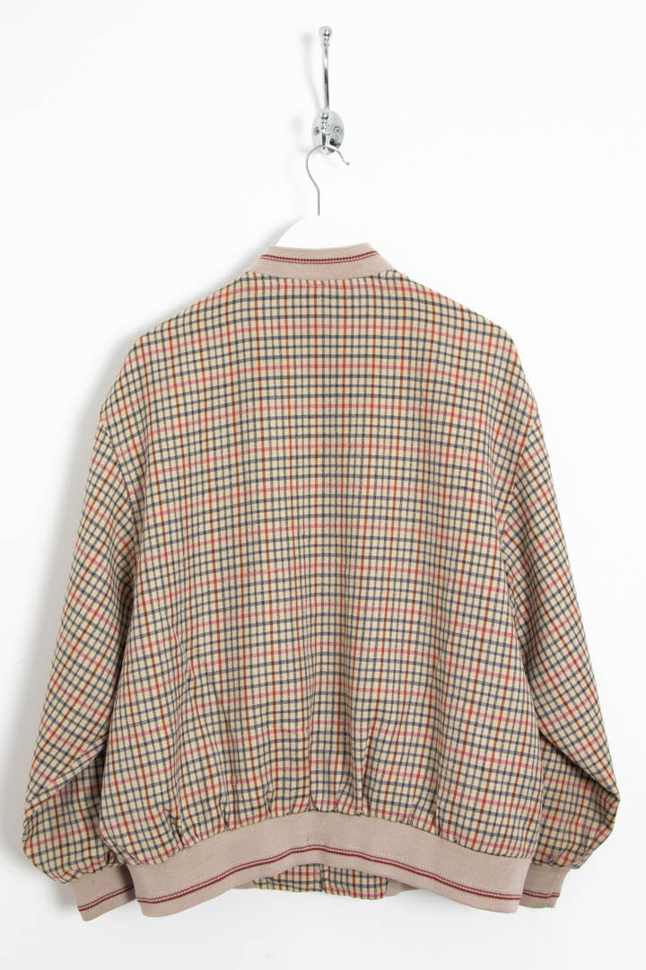 Image of YSL Checkered Bomber Jacket (M)