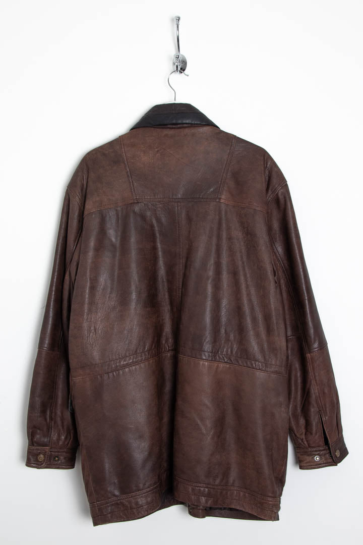 Image of Noble Classic Leather Coat (XL)