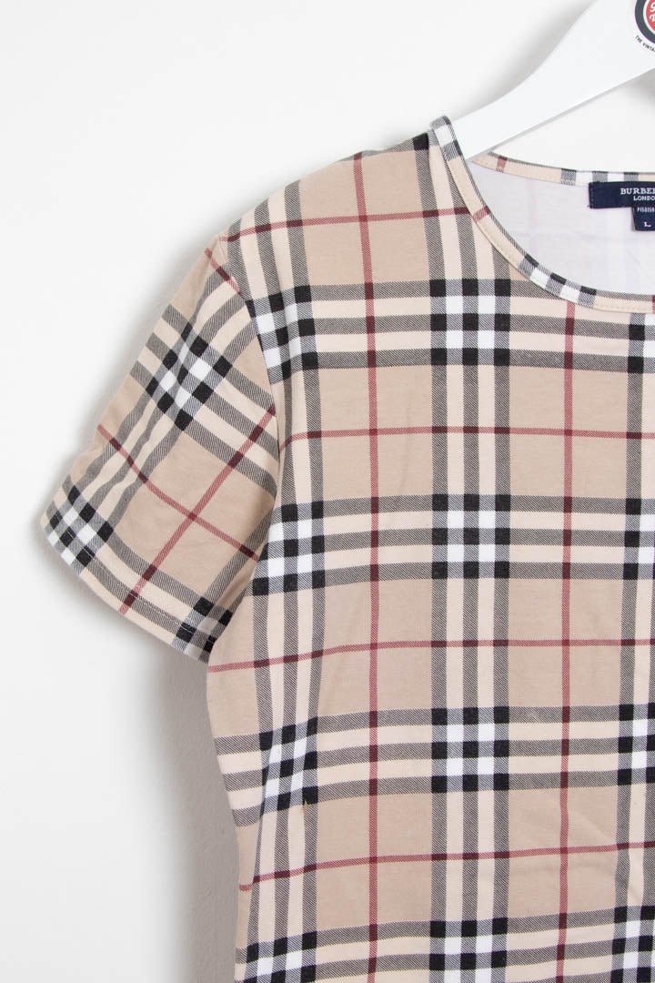 Image of Women's Burberry Nova Check Top (L)