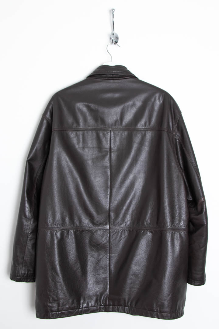 Image of Brown Leather Jacket (XL)