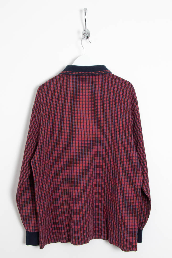 Image of Balenciaga Long Sleeve Polo Shirt (M)