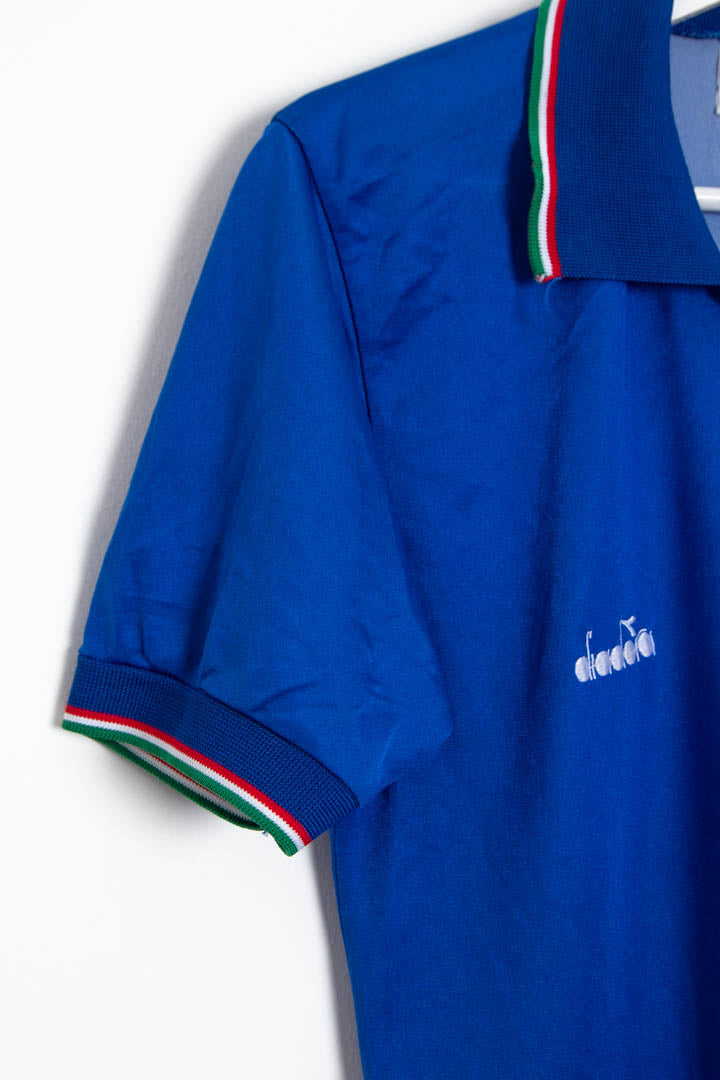 Image of 1986-91 Italy #11 Diadora Home Football Shirt (S)