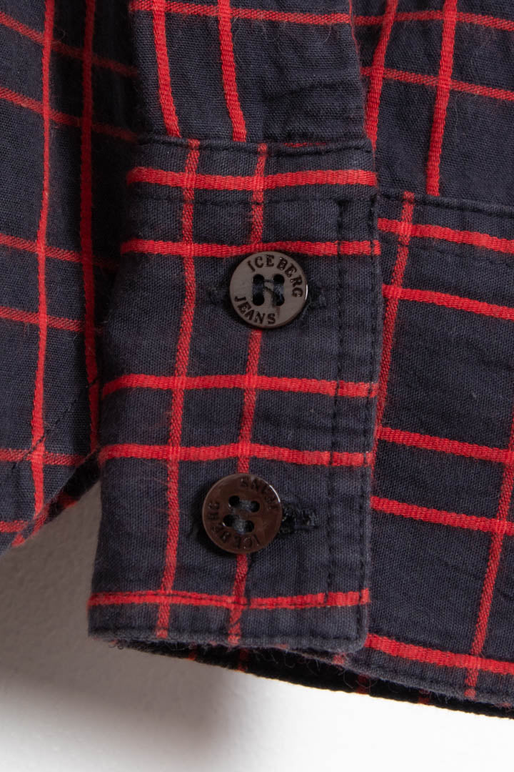 Image of Women's Iceberg Grid Check Zip Through Collared Jacket (M)