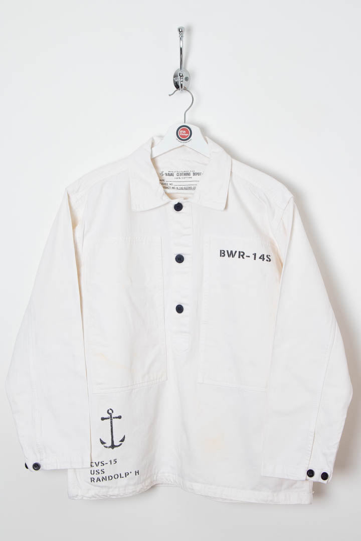 Image of Naval Clothing Factory Military Overshirt Pullover Jacket (S)