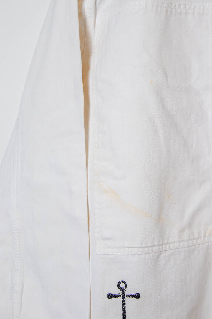 Image of Naval Clothing Factory Military Overshirt Pullover Jacket (S)