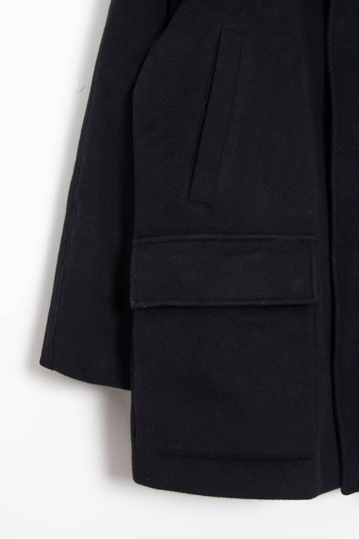 Image of Burberry Wool Cashmere Parka Coat (XL)