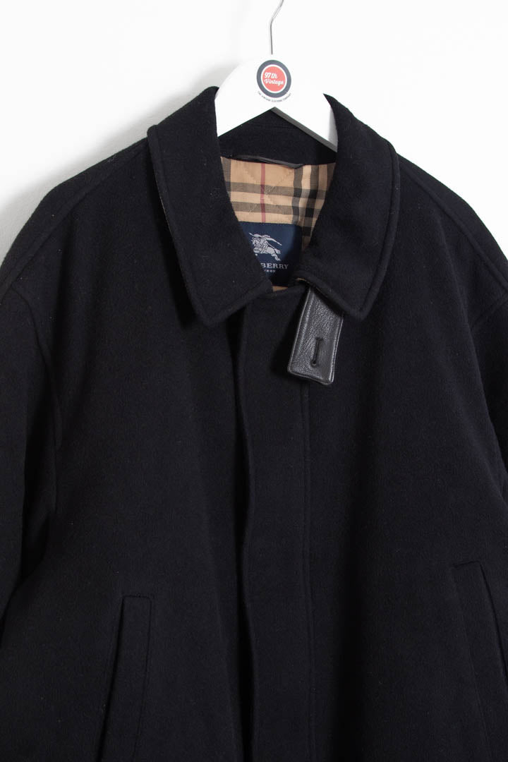 Image of Burberry Wool Cashmere Parka Coat (XL)