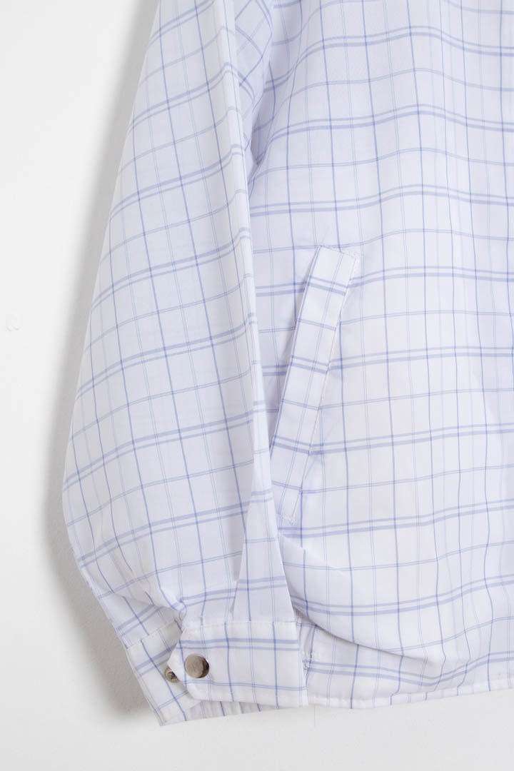Image of YSL Checkered Harrington Jacket (S)
