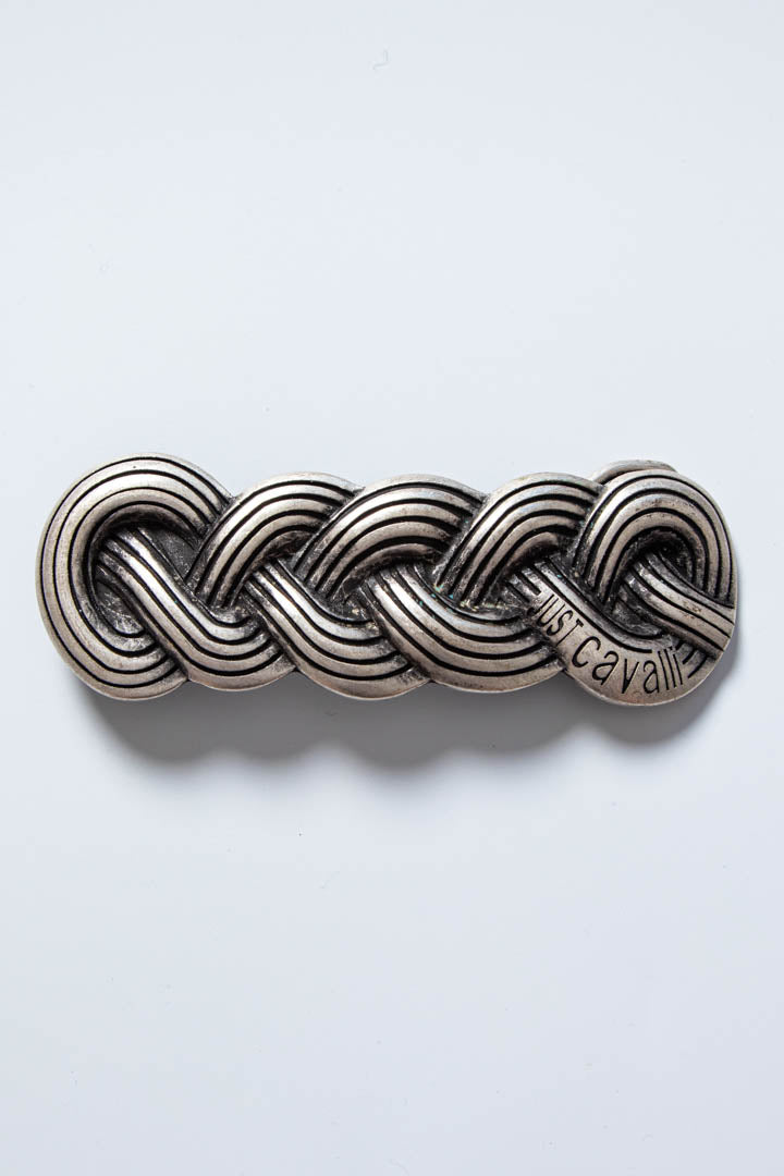 Image of Just Cavalli Logo Metal Belt Buckle