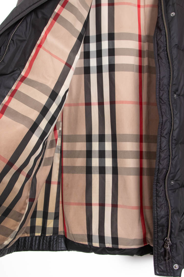 Women's Burberry Brit Longline Duck Down Puffer Coat (XL)