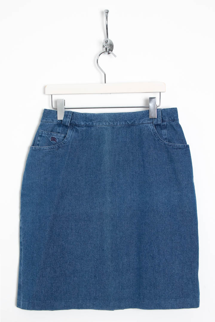 Image of Women's Burberry Denim Skirt (L)