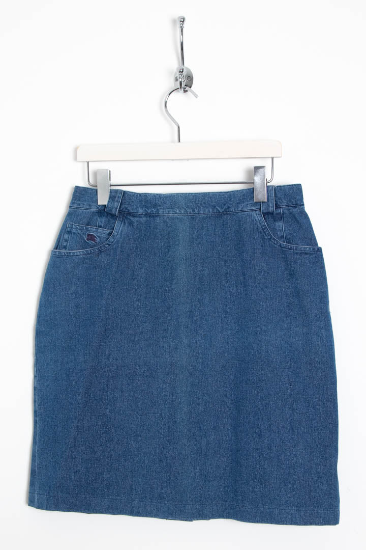 Image of Women's Burberry Denim Skirt (L)