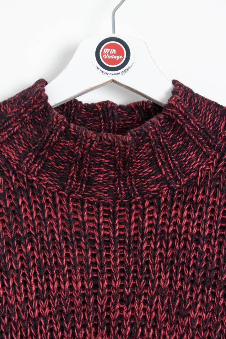 Image of Women's Burberry Mock Neck Knitted Jumper (L)
