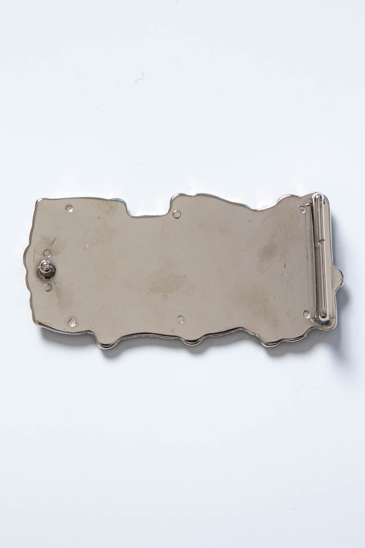 Image of Just Cavalli Logo Metal Belt Buckle