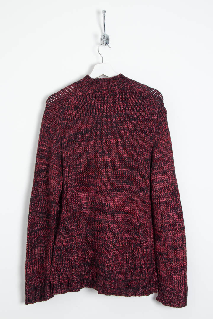 Image of Women's Burberry Mock Neck Knitted Jumper (L)
