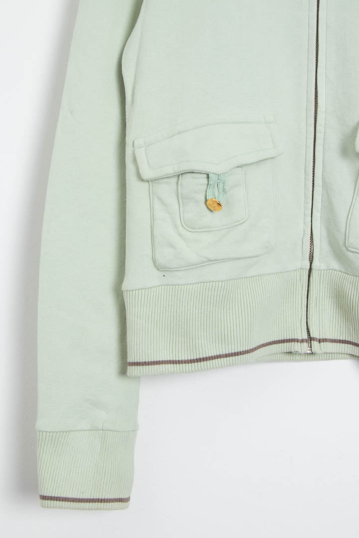 Image of Women's Burberry Zip Through Hoodie (XS)