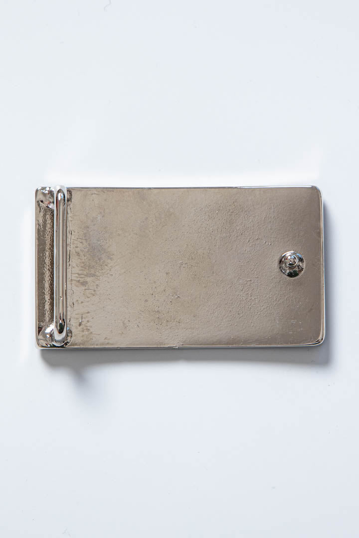 Image of Just Cavalli Repeat Logo Metal Belt Buckle
