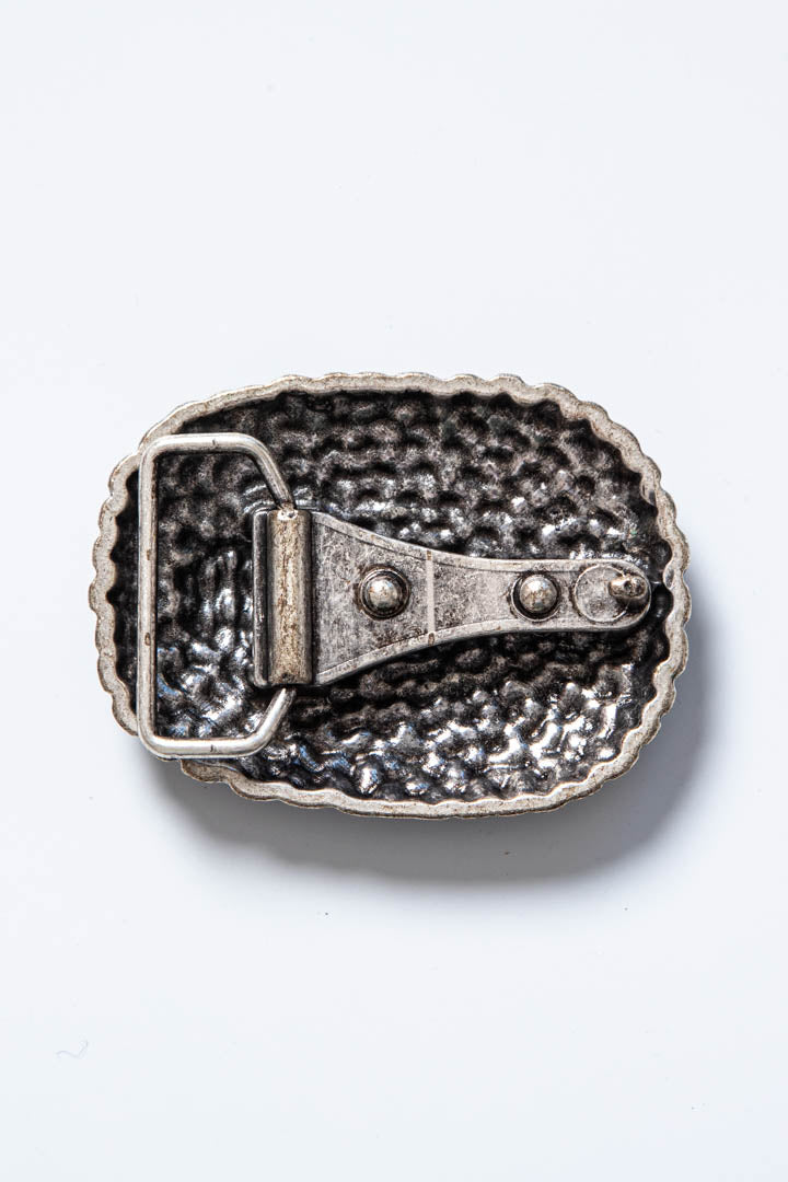 Image of Just Cavalli Textured Metal Belt Buckle