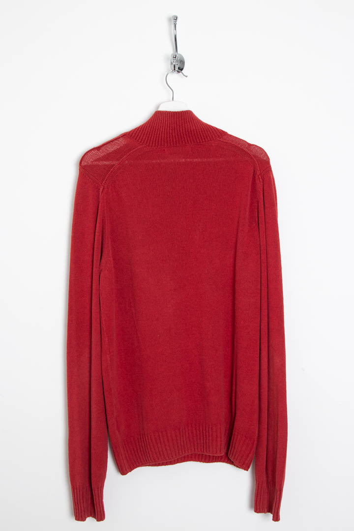 Image of 2009 Stone Island 1/4 Zip Knitted Jumper (L)