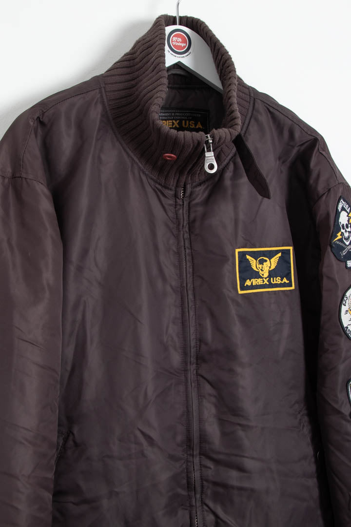 Image of Avirex Quilted Bomber Jacket (L)