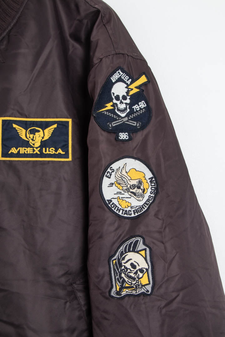 Image of Avirex Quilted Bomber Jacket (L)
