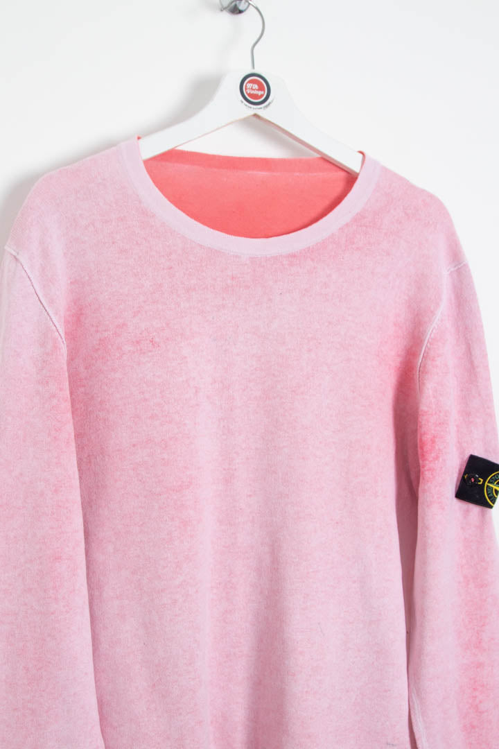 Image of Stone Island Reversible Crew Neck Jumper (M)