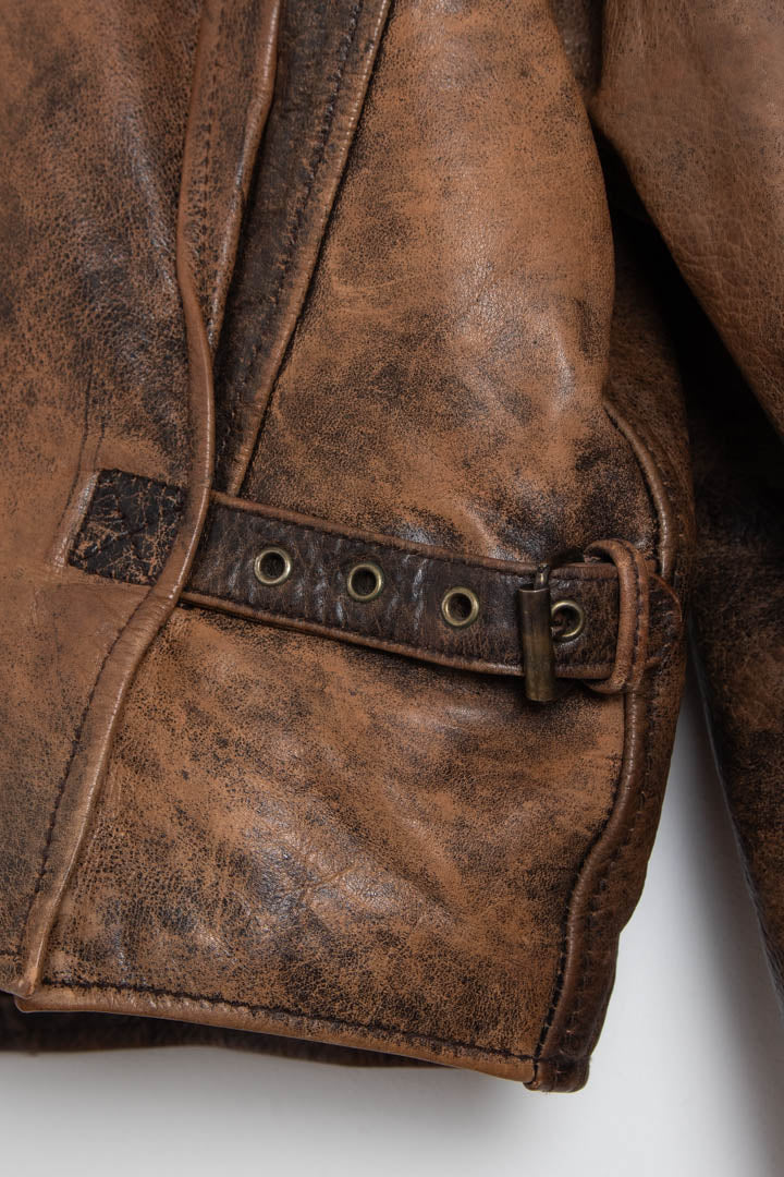 Image of Alan Gordon Leather Flight Jacket (M)