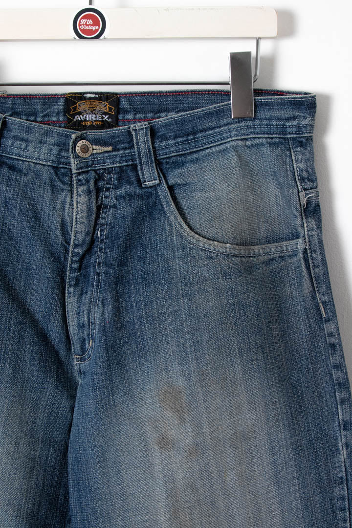 Image of Avirex Baggy Denim Jeans (W34 x L28)