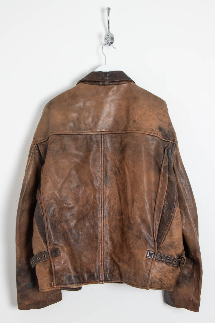Image of Alan Gordon Leather Flight Jacket (M)