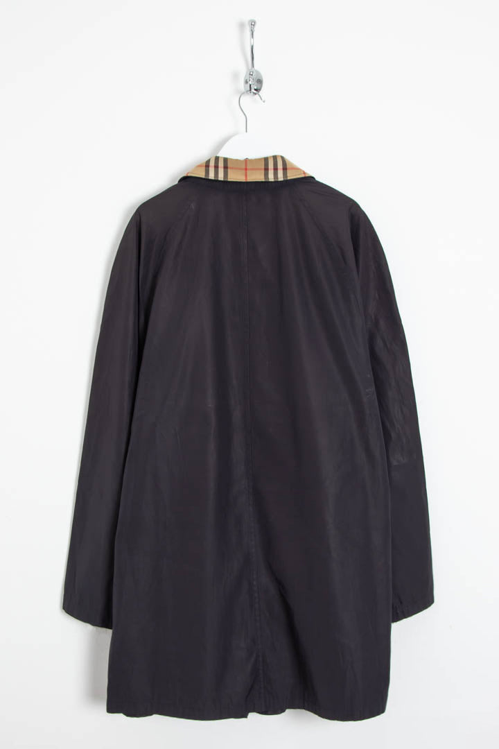 Image of Burberry Nova Check Collared Trench Coat (XL)