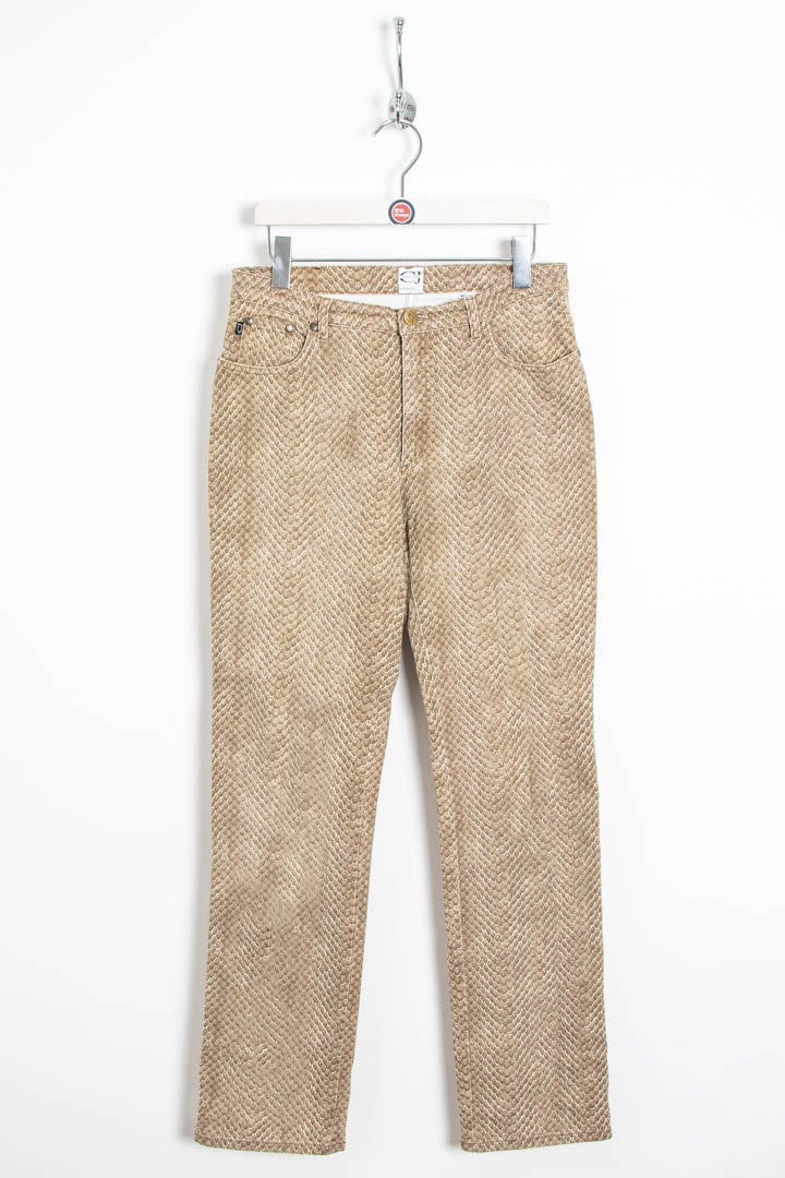 Image of Women's Just Cavalli Snakeskin Printed Jeans (UK 10)