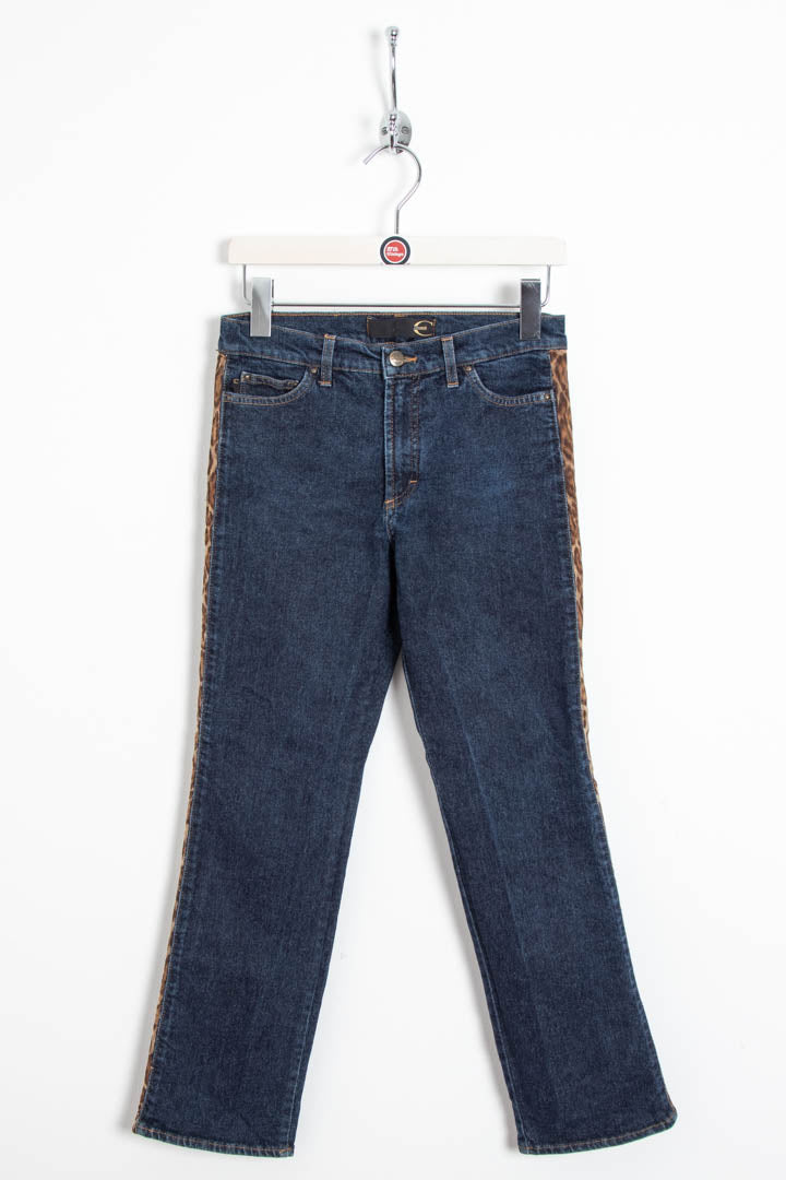 Image of Women's Just Cavalli Leopard Print Detailing Jeans (UK 6)