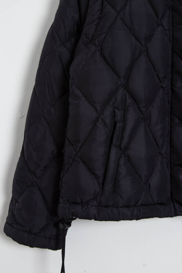 Image of Women's Armani Jeans Diamond Quilted 2-in-1 Puffer Jacket (S)