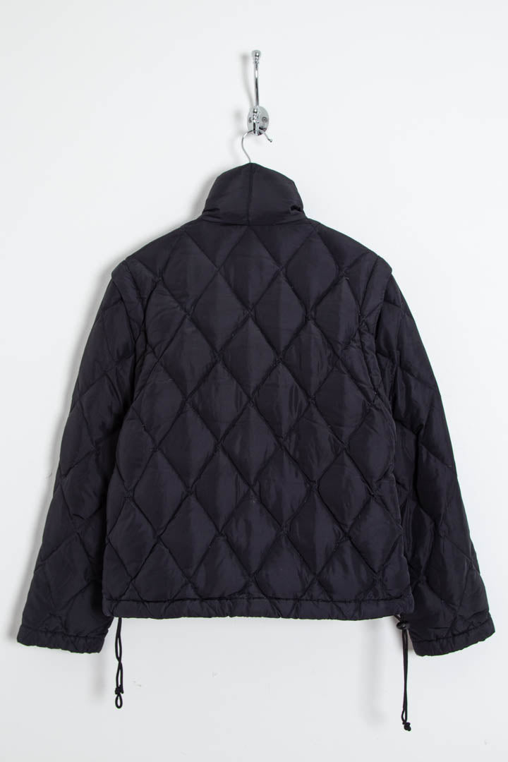 Image of Women's Armani Jeans Diamond Quilted 2-in-1 Puffer Jacket (S)