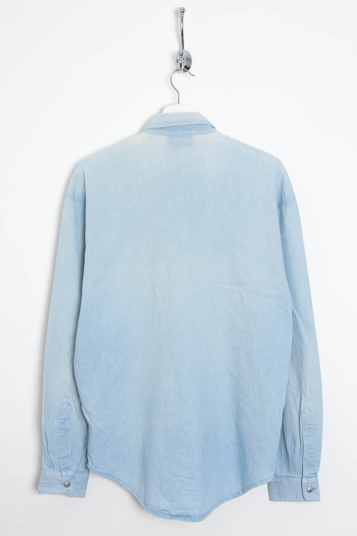 Image of Versace Denim Long Sleeve Shirt (M)