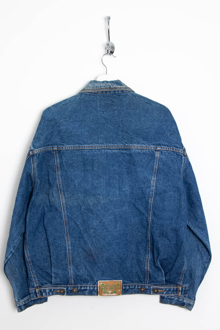 Image of Flyaway Jeans Denim Trucker Jacket (L)