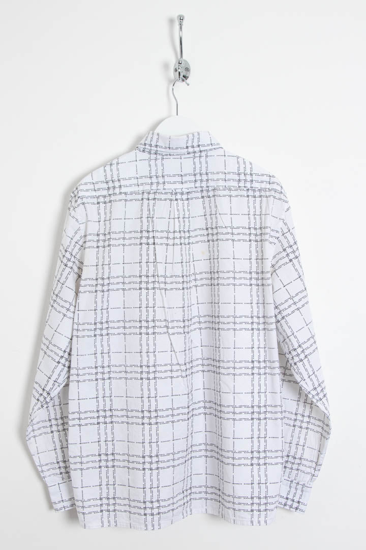 Image of Burberry Repeat Logo Long Sleeve Shirt (L)
