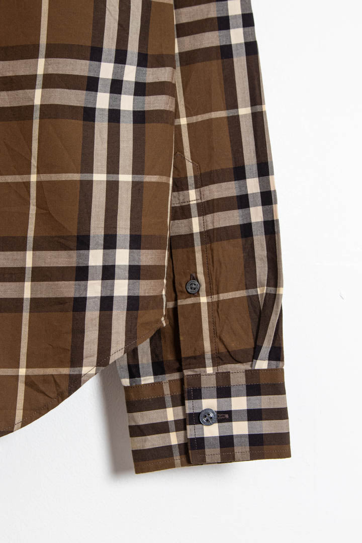 Image of Burberry Long Sleeve Checkered Shirt (M)